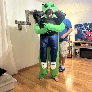 Green Alien Inflatable Costume